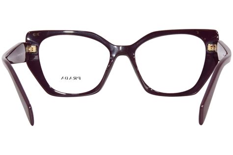 prada pr 18wv women's irregular eyeglasses|prada 18wv garnet.